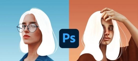 White Hair Portrait Effect (Adobe Photoshop)