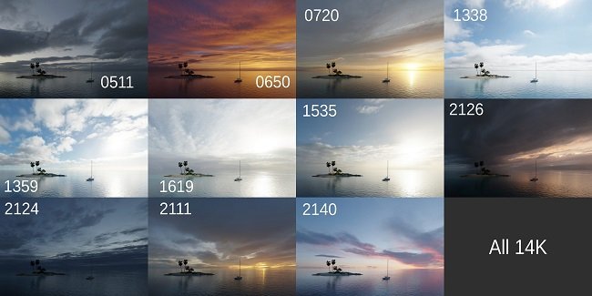 PG Skies v5 – 20 HDRI