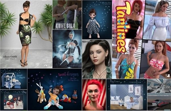 Daz 3D, Poser Bundle 3 December 2021