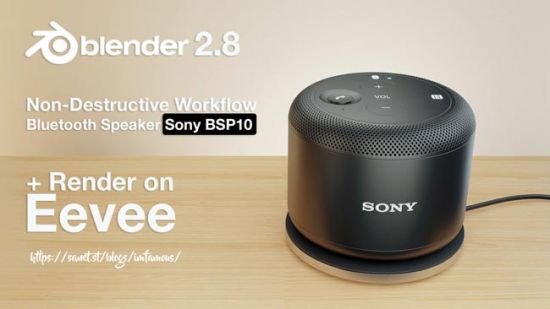 ArtStation – Sony BSP10 – Non-destructive tutorial on blender