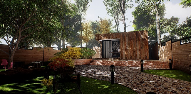 Gumroad – Unreal Archviz Exterior and Interior Tutorial: The Garden Office