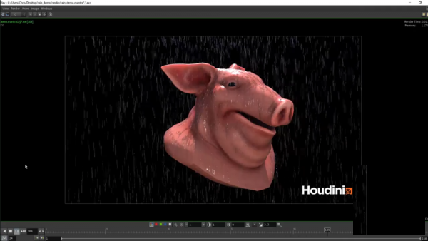 Skillshare – Introduction to VFX w/ Houdini Series: Making it Rain!