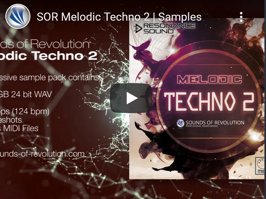 Sounds Of Revolution Melodic Techno 2 WAV MiDi-DISCOVER