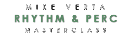 Mike Verta Rhythm and Percussion Masterclass TUTORiAL