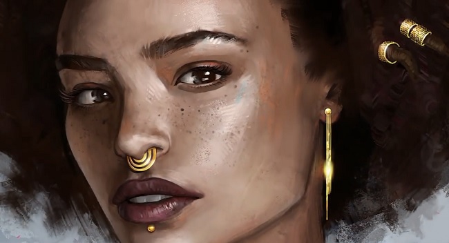 Digital Painting Academy – Incredible details – Painting Beautiful Skin & Eye Details