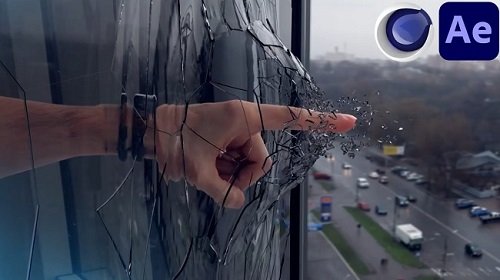 VFX for Beginners using Cinema 4D Breaking Glass in 3D