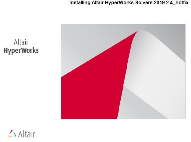 Altair HW Solvers 2019.2.4 x64 Hotfix Only