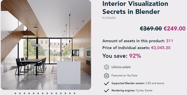 Chocofur – Interior Visualization Secrets in Blender