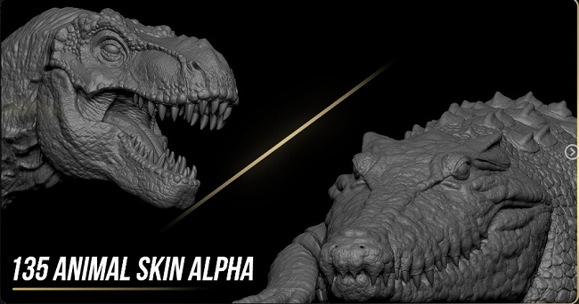 Artstation – 135 Animal Skin Alpha
