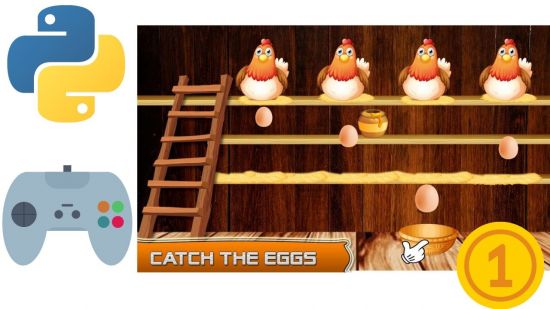 Python Game Development using Pygame and Python 3 | Egg Catcher Game