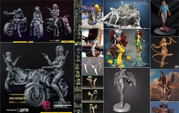 Printable 3D Models Bundle May 2021