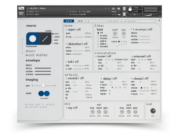 Naroth Audio Alloy Vol I: Discs KONTAKT-DECiBEL