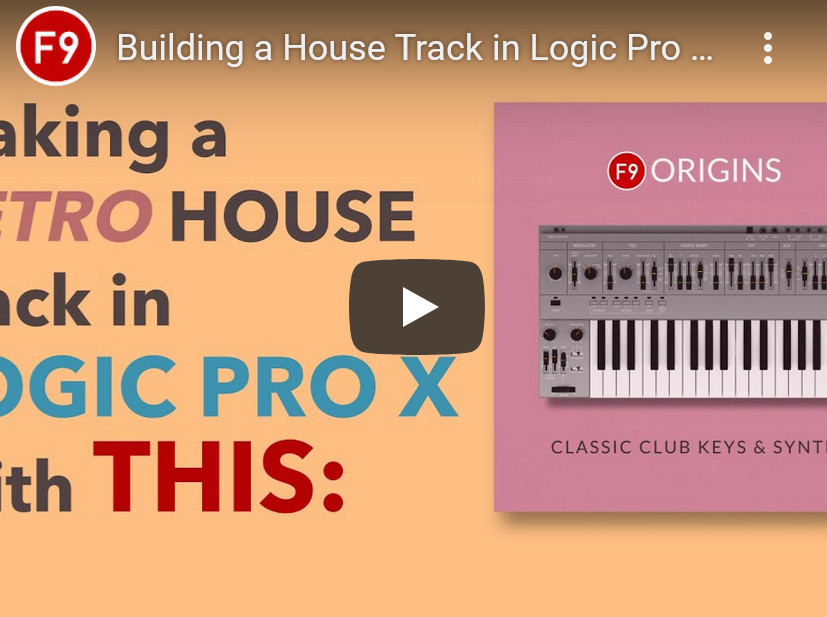 F9 Origins Classic Club Keys & Synths Logic Pro X