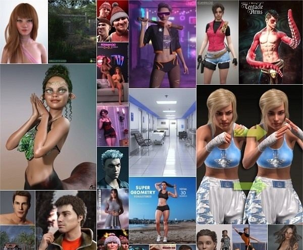 Daz 3D, Poser Bundle 4 December 2021