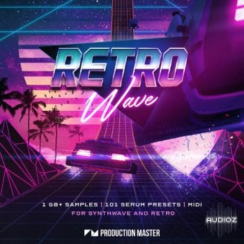 Production Master Retrowave Synthwave and 80s Retro WAV MiDi SERUM