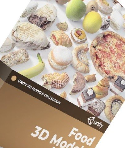 CGAxis – Food 3D Models for Unity Collection