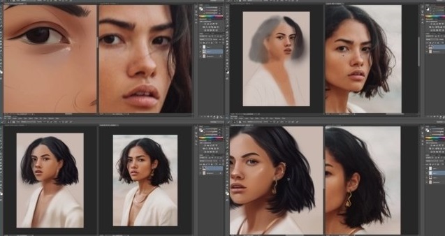 Portrait Painting in Photoshop – Video Tutorial