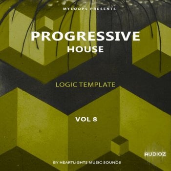Heartlights Music Sounds Progressive House Template Vol 8 for Logic Pro X-DECiBEL