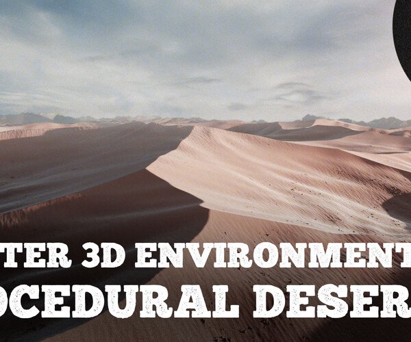 Create a Realistic Looking Desert in Blender