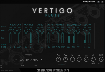 Cinematique Instruments Vertigo Flute Content for HALion