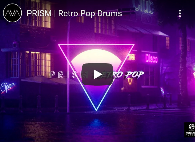 Ava Music Group PRISM Retro Pop Drums Kontakt Wav Midi