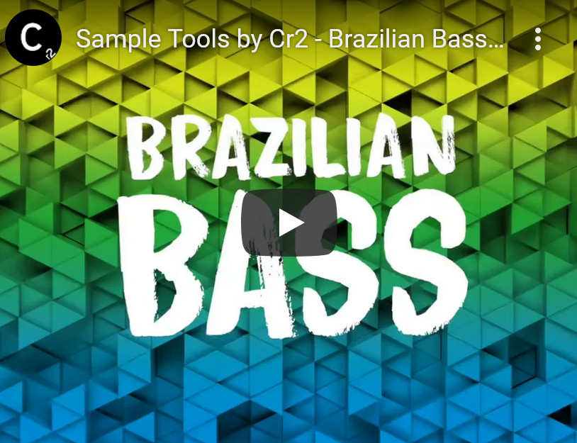 Sample Tools by Cr2 Brazilian Bass WAV MIDI