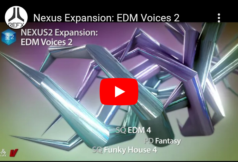 ReFX Nexus 3 Expansion EDM Voices 2