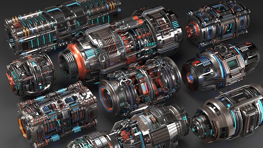 ArtStation – Sci Fi Mega Elements KITBASH – SUBDIVISION READY – Full 3D pack