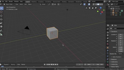 3D Reference Modeling Using Blender 2.8