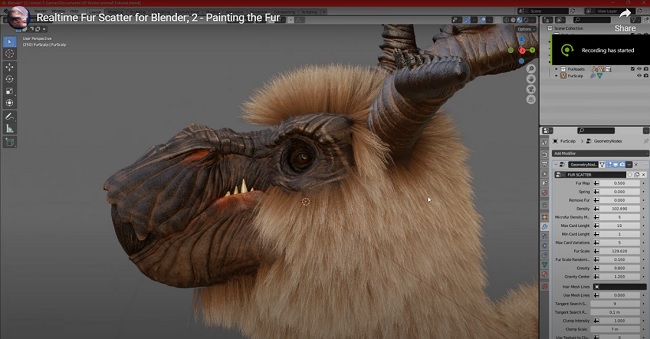Blendermarket – Realtime Fur Scatter