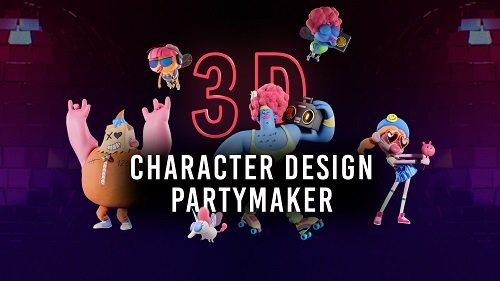 Motion Design School – 3D Character Design Partymaker