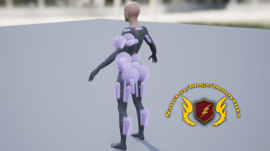 Soft body in Unreal Engine by Character Creator 3 + Blender