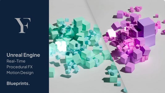 Unreal Engine 5 | Procedural / Generative FX Motion Design (Blueprints)