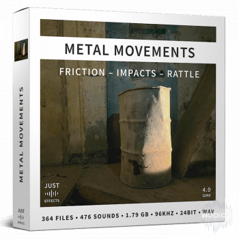 Just Sound Effects Metal Movements QUAD Version WAV