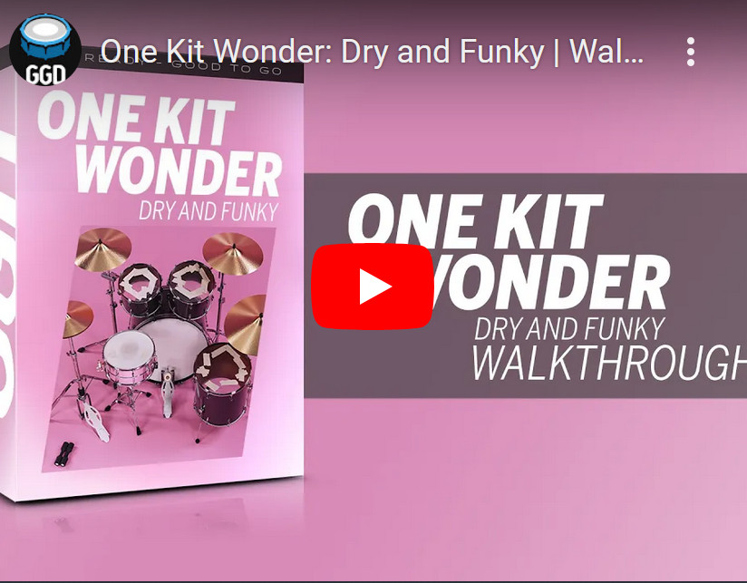 Getgood Drums One Kit Wonder Dry And Funky Kontakt
