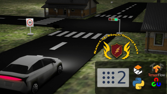 ROS2 Self Driving Car with Deep Learning and Computer Vision