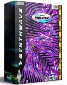 Midilatino Premium Synthwave SAMPLE Pack Vol. 3 WAV MiDi-FANTASTiC