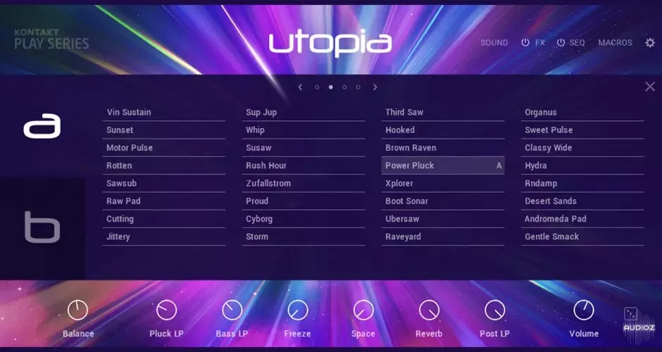 Native Instruments Play Series Utopia 2.0 Kontakt screenshot Native Instruments Play Series Utopia 2.0 Kontakt screenshot