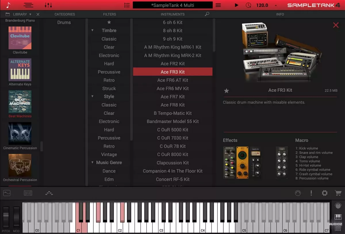 IK Multimedia Beat Machines for IK Multimedia SampleTank 4 screenshot IK Multimedia Beat Machines for IK Multimedia SampleTank 4 screenshot