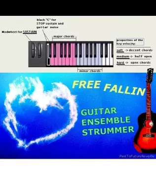 PastToFutureReverbs Free Fallin Guitar Ensemble Strummer (Part 2) For Kontakt! KONTAKT