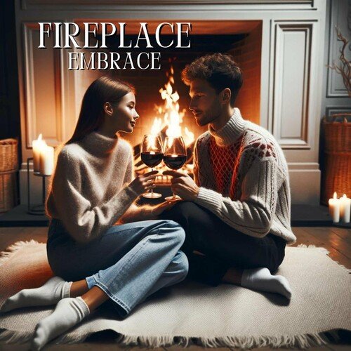 Instrumental Jazz Love Songs – Fireplace Embrace : Cozy Romantic Background (2024)