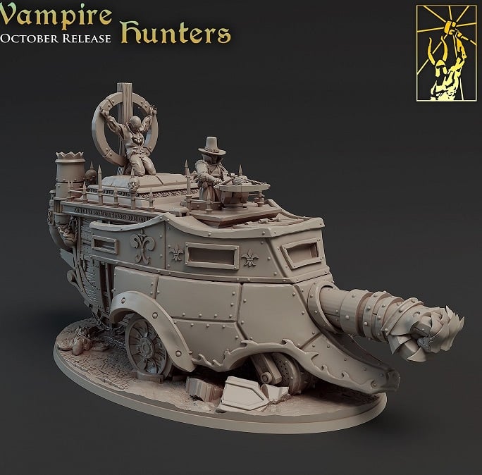 Vampire Hunters Wagon – 3D Model