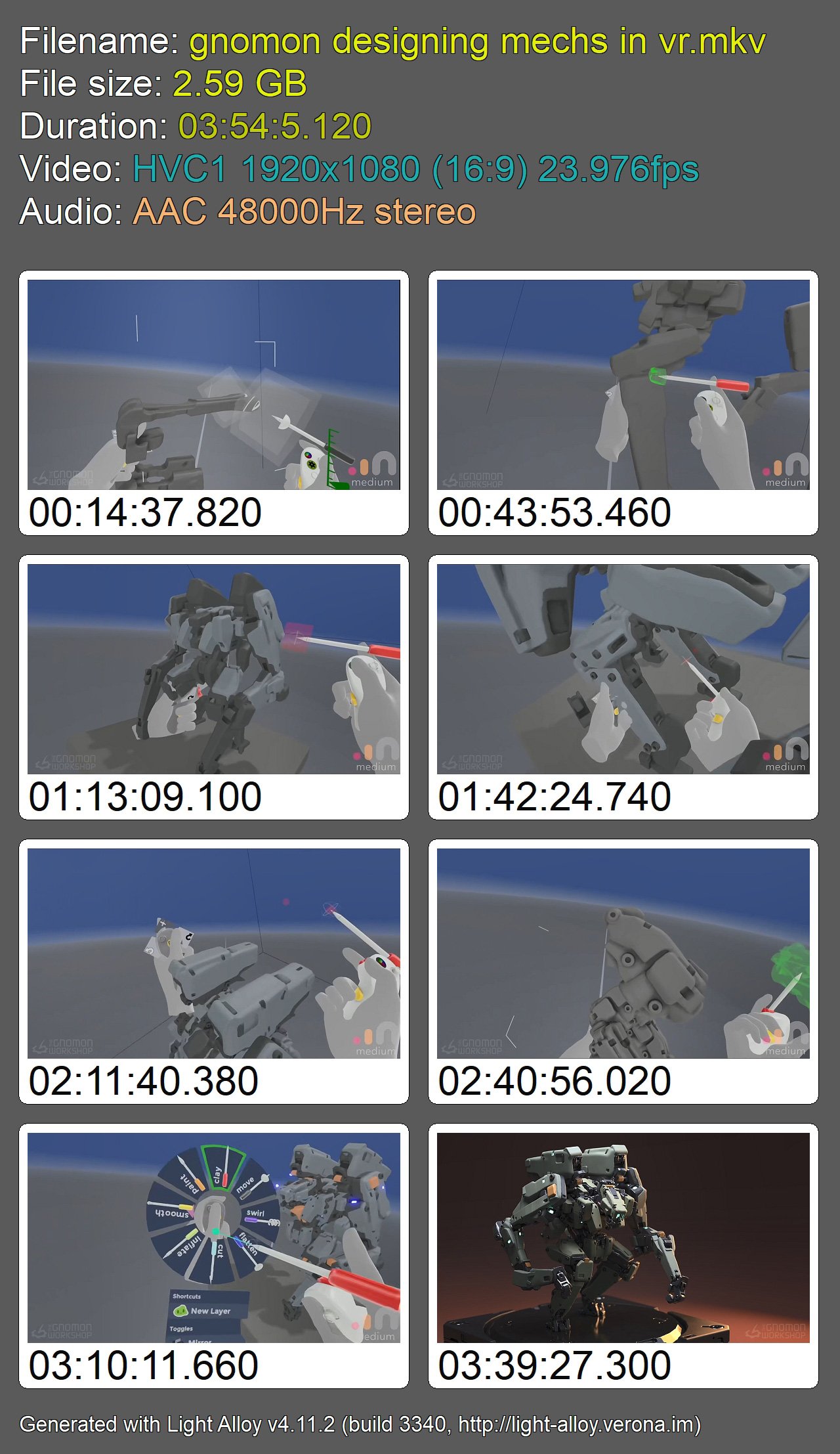 The Gnomon Workshop - Designing Mechs in VR using Medium: A Workflow Built for Speed & Flexibility