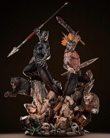 ZEZ Studios – Black Panther and Kill Monger – 3D Model