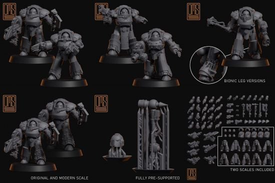 Heavy Destroyer Battle Squad – 3D Model