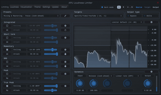 APU Software APU Loudness Limiter v3.0.0 MacOS