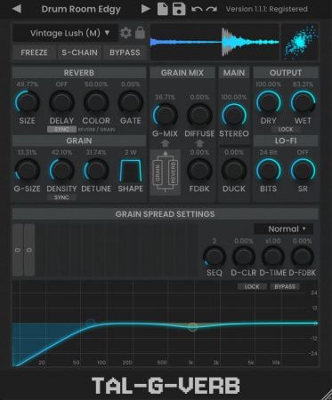 Togu Audio Line TAL-G-Verb v1.2.6 MacOS