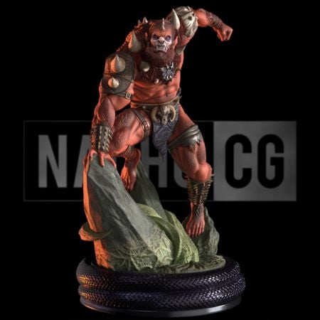 Fan Art – Beastman from MOTU Statue – 3D Model