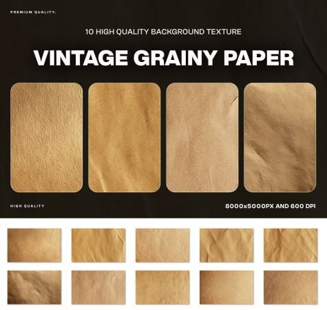 EE – 10 Vintage Grainy Paper Texture EPKCPCE