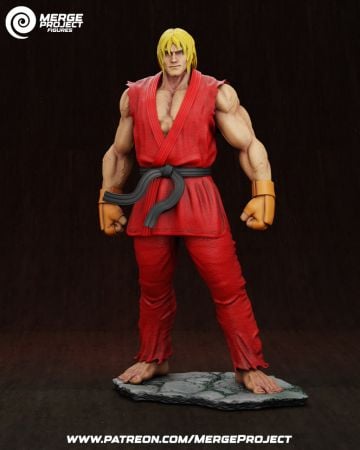 Merge Project Figures – Street Fighter – Ken – 3D Model
